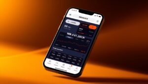 mobile app interface